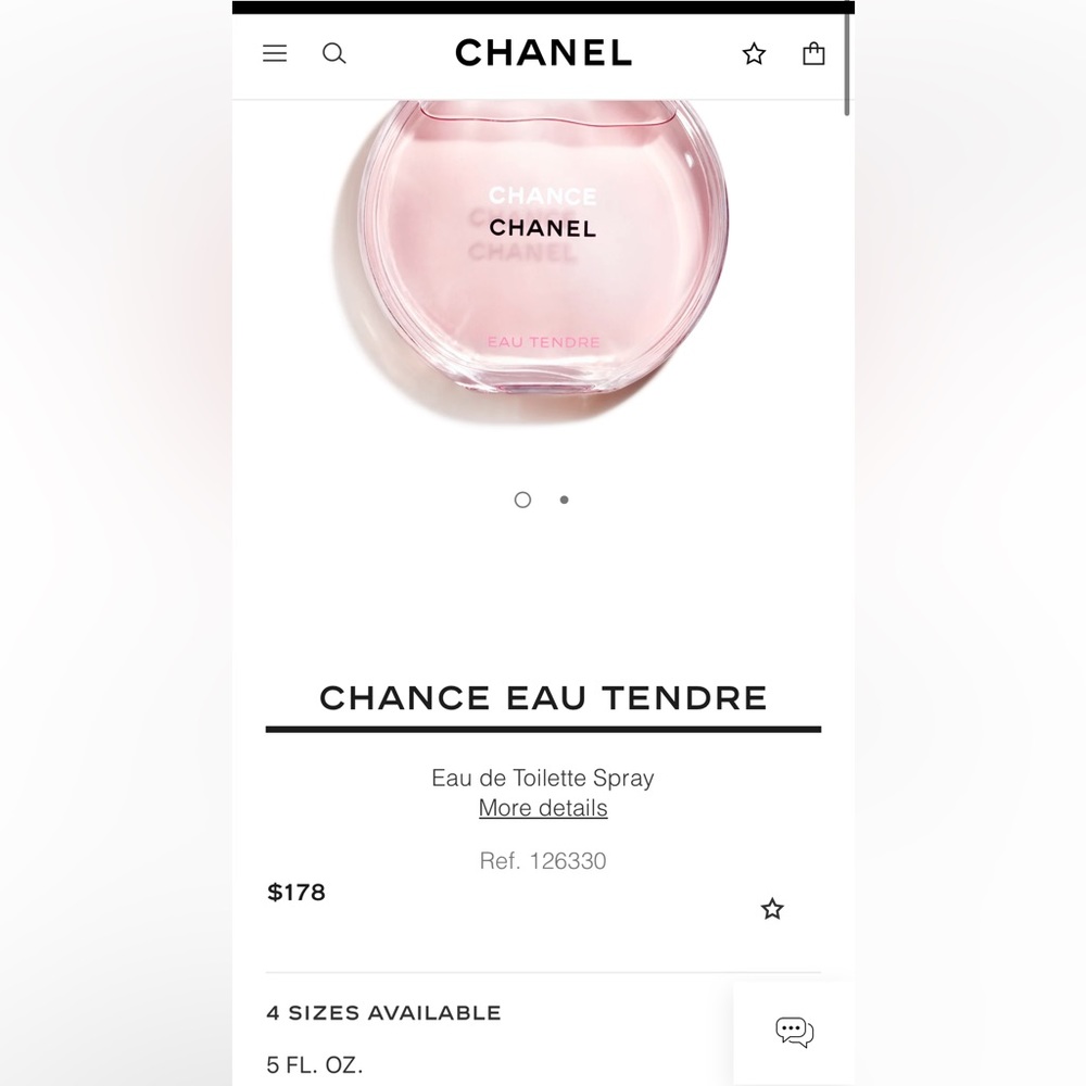 CHANEL EAU TENDRE